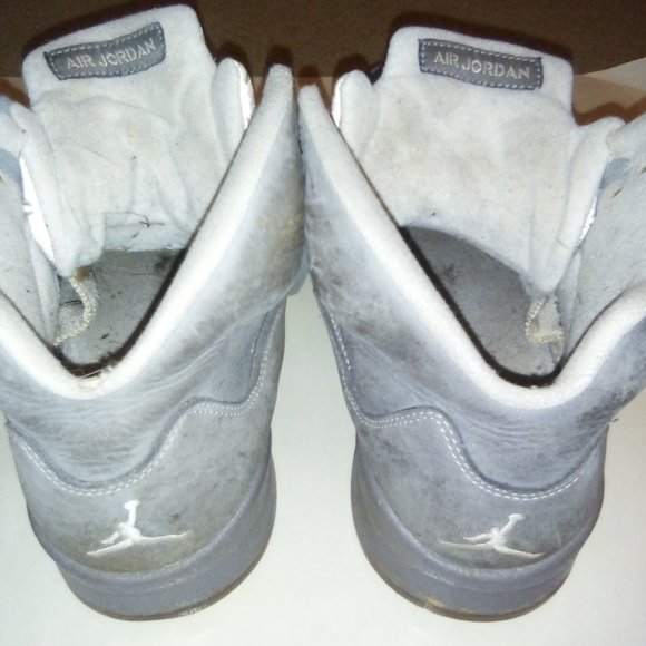 Size 12 -Nike Air  Jordan 5 Retro Wolf Grey 2011 main image 13